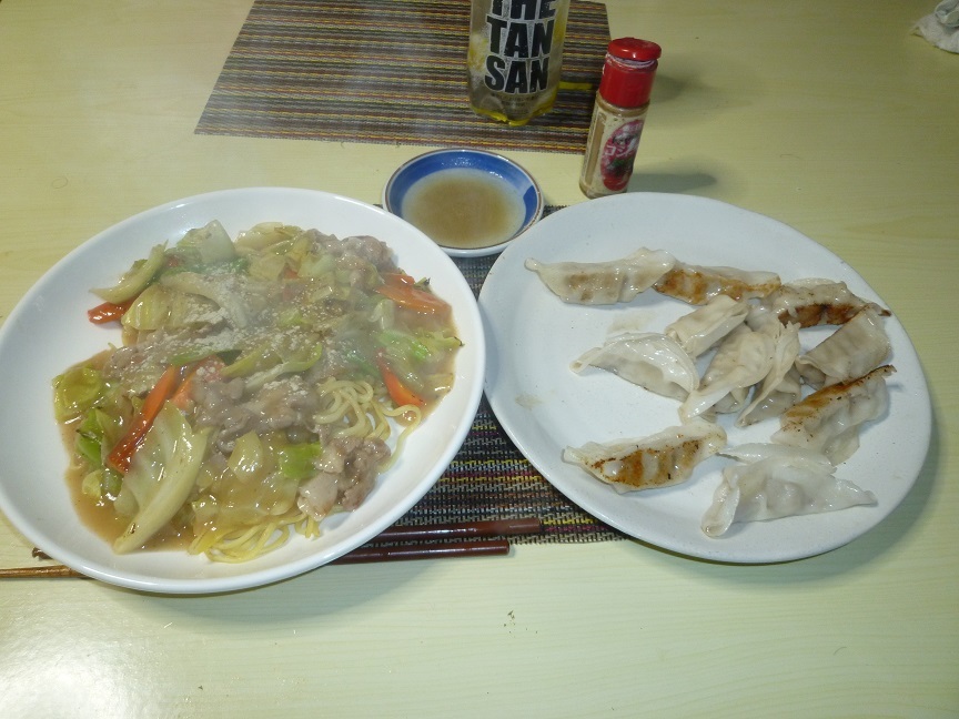 ちゃんぽん　餃子　20201102
