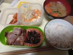 ガーリックポーク弁当