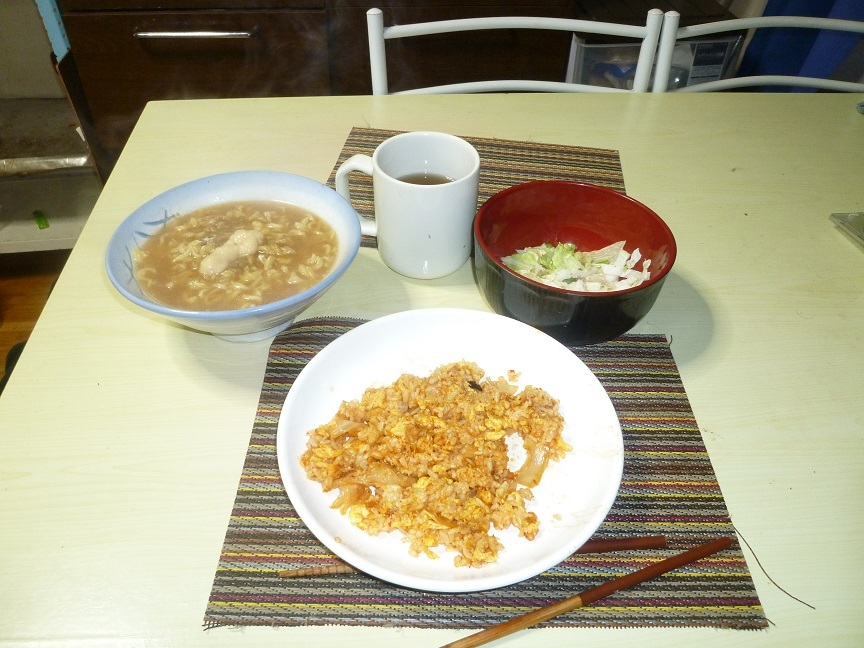 キムチチャーハン　ラーメン　20200925