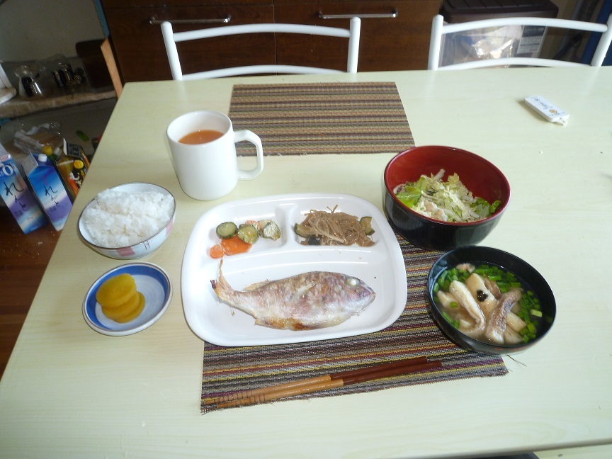 鯛の塩焼き　20200915