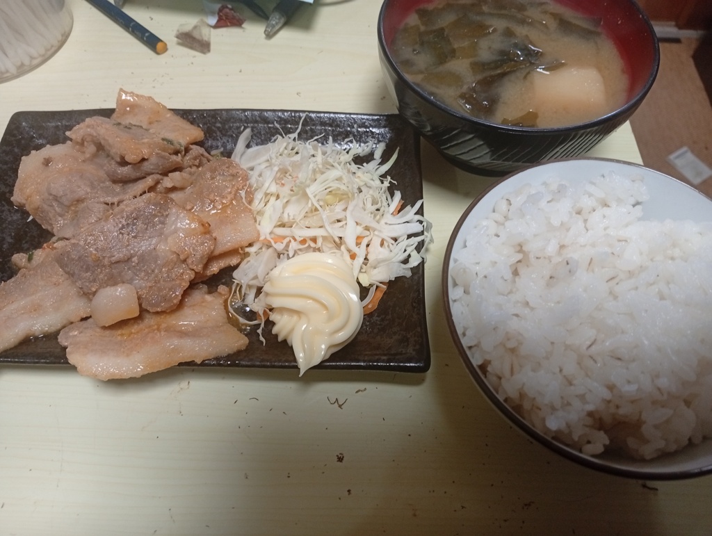 ガーリックポーク定食