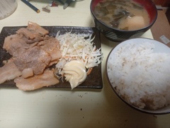 ガーリックポーク定食