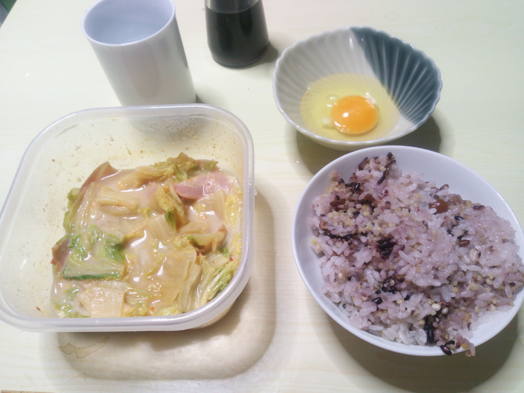 白菜の牛乳煮　20210307