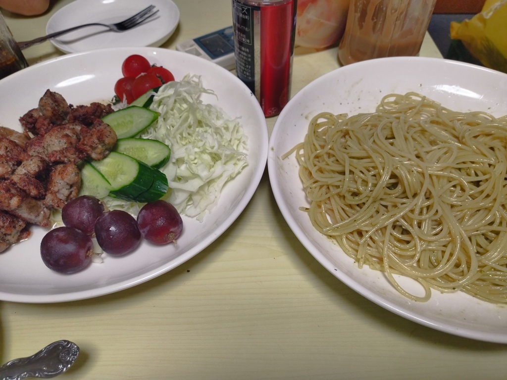 パスタとソーセージ