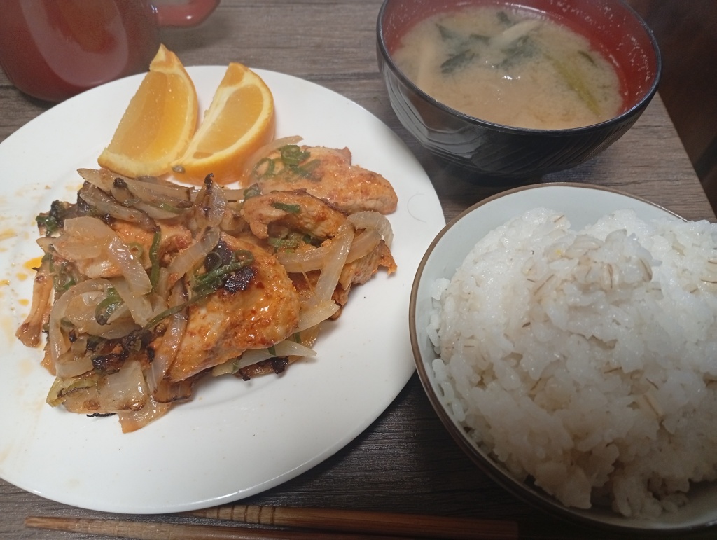 ヤンニョムチキン定食