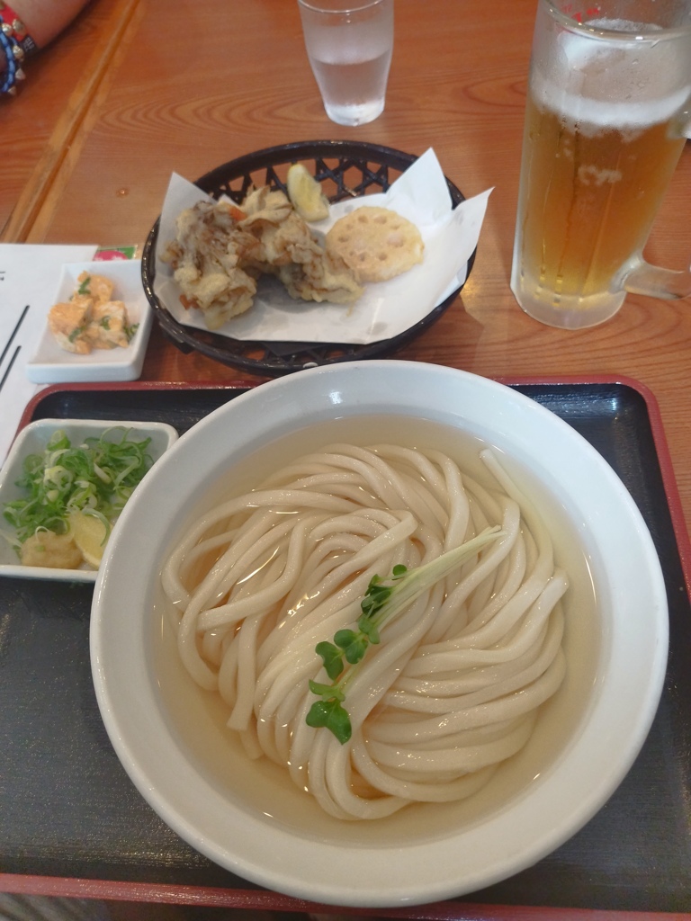 東京の中野でうどん