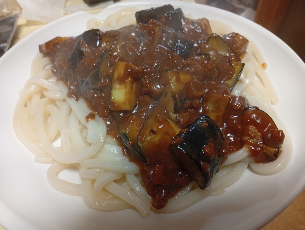 肉なすうどん