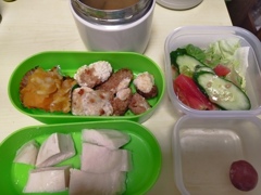 イカフライ弁当