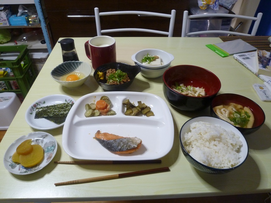 朝定食　20201127