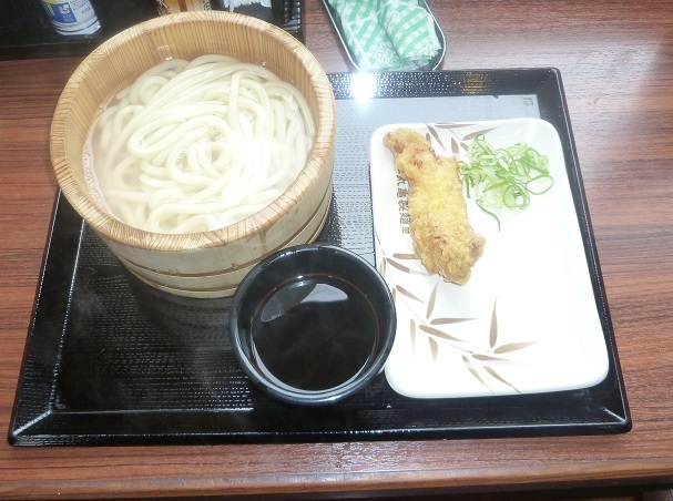 丸亀製麺　釜揚げ波　かしわ天　20190601