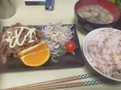 豚味噌定食