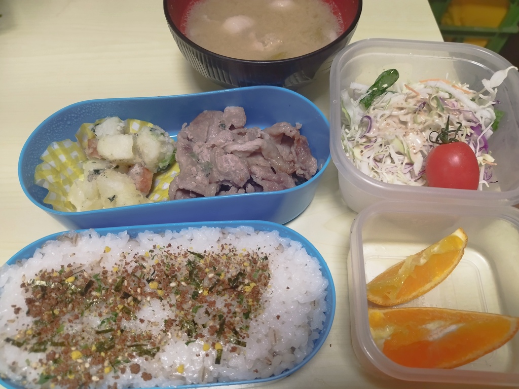 ねぎ塩豚弁当