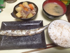 サンマ定食
