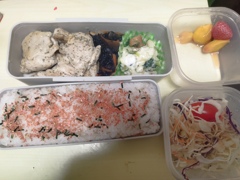 バジルチキン弁当