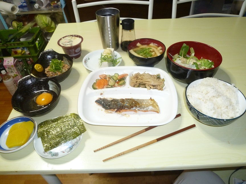 鮭定食　20201216