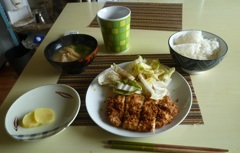 とんかつ定食　20200309