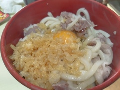 肉たまぶっかけうどん