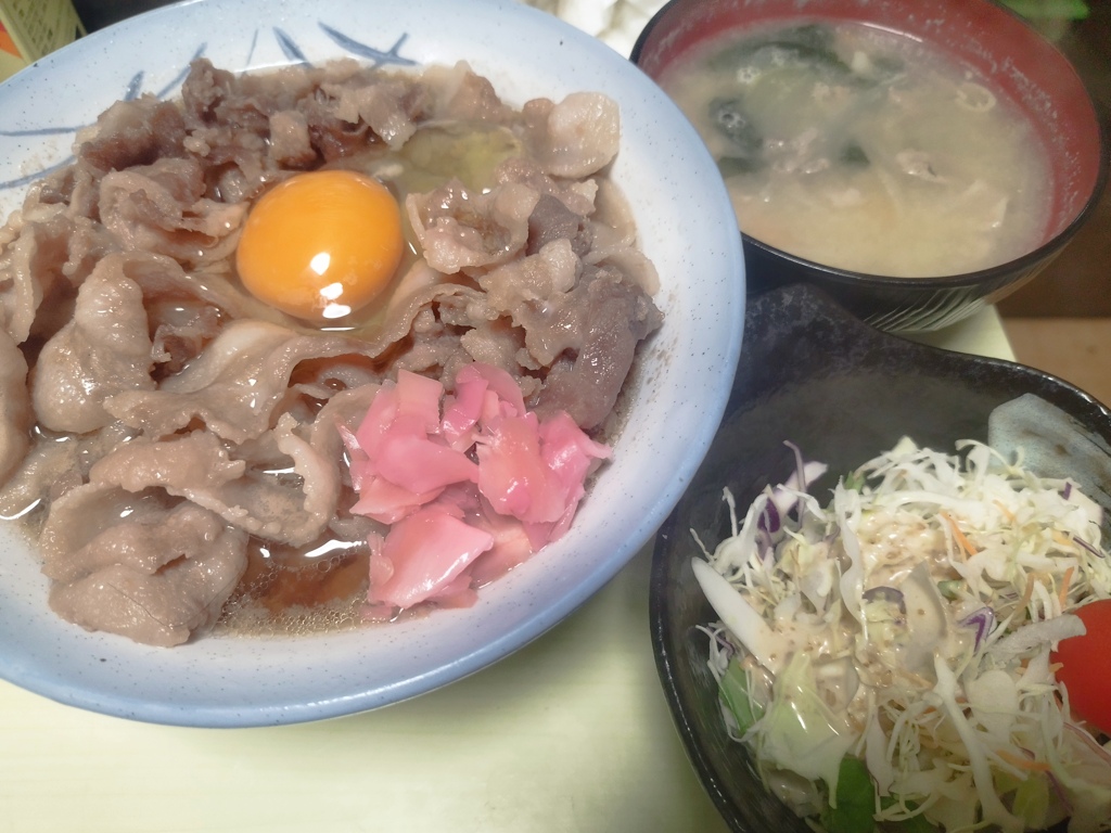 豚丼定食