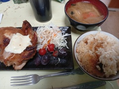 チーズ照り焼きチキン定食