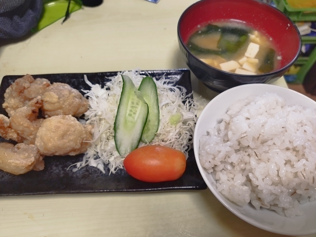 唐揚げ定食