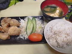 唐揚げ定食