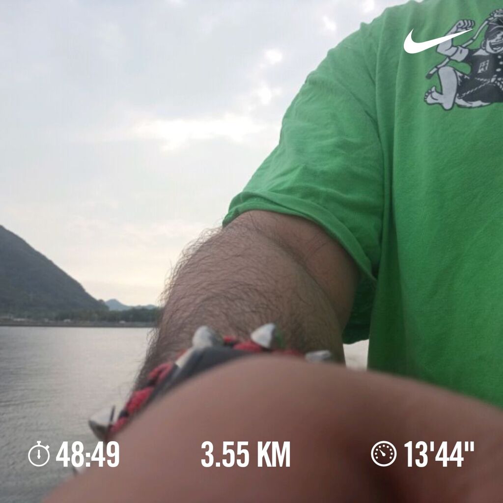 朝ウォーキング50分