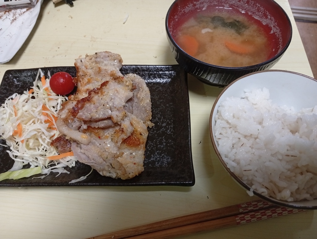 チーズポーク定食