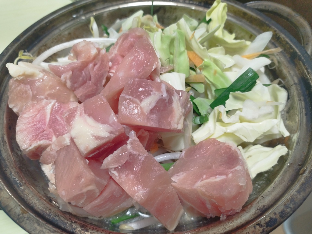 豚骨鶏鍋