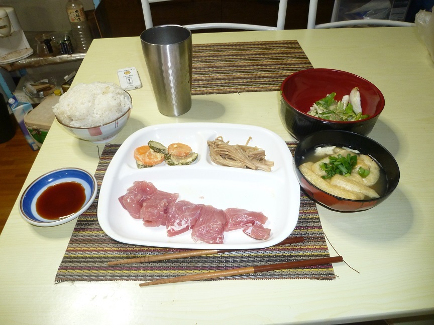 キハダマグロ　刺身　20200818