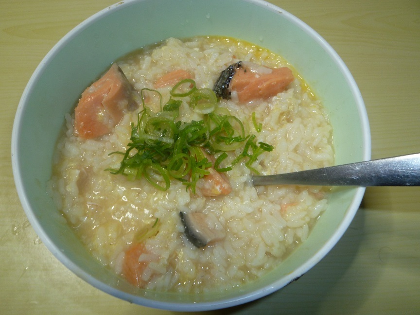 鮭雑炊　20201217