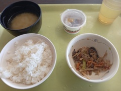 262円の学食の朝定食