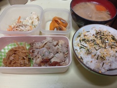 ネギ塩豚弁当