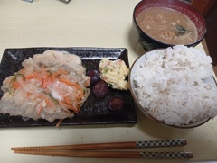 アジの南蛮漬け定食