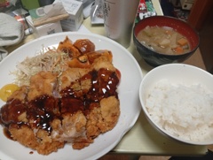 チキンカツ定食