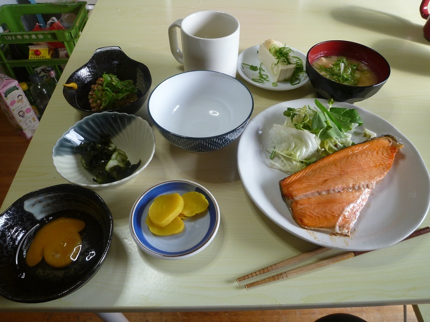 鮭定食　20210116
