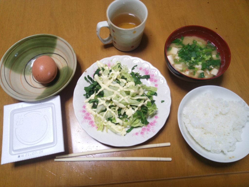 納豆ご飯　202103085