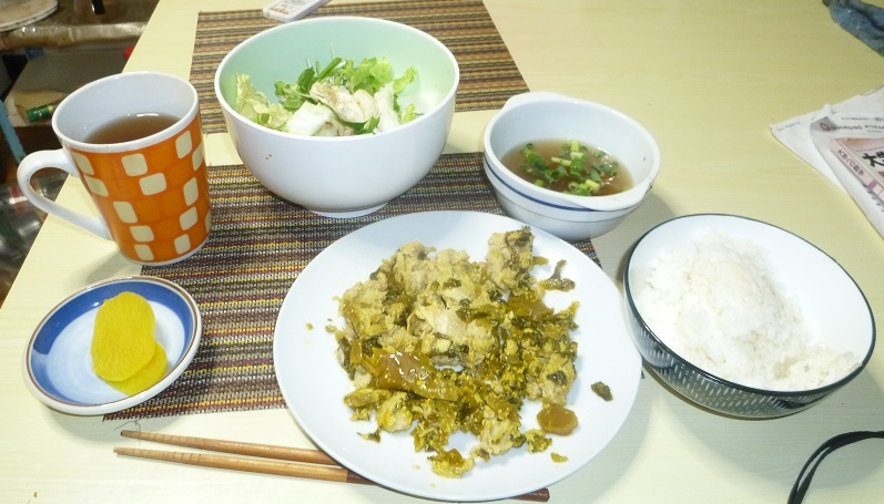 豚の高菜蒸し　20200423