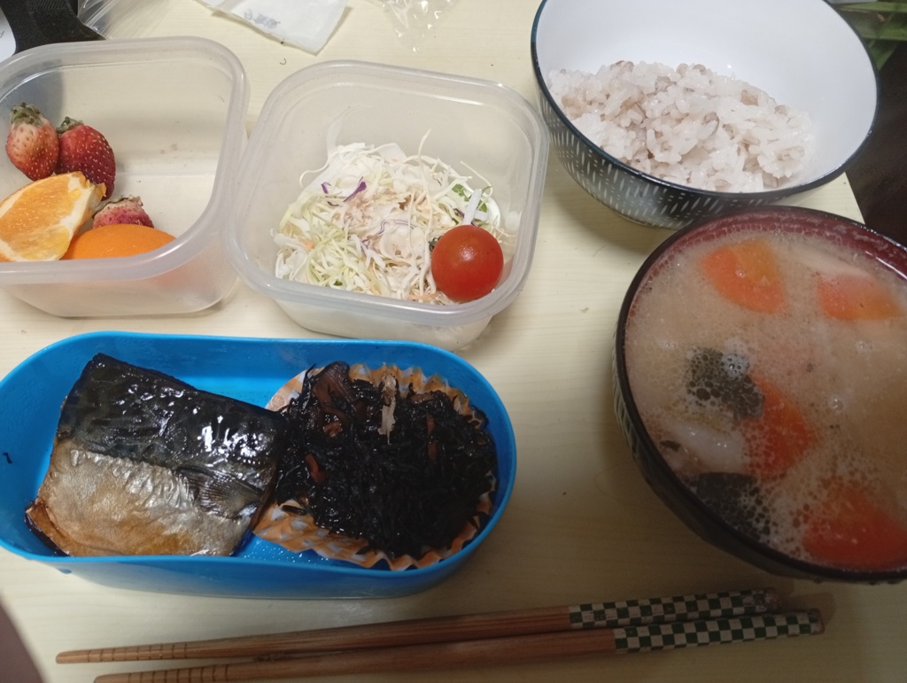 サバ弁当