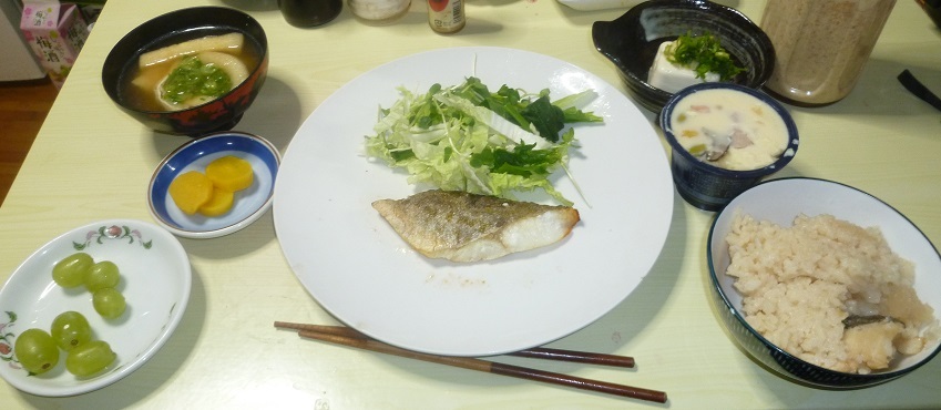 焼きたら　炊き込みご飯　20201225