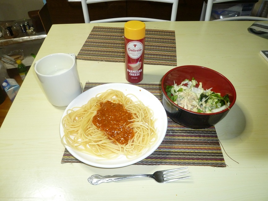 ミートパスタ　20200914