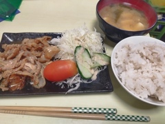 豚ジンギスカン定食