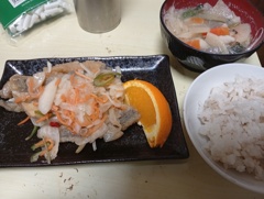 半額のアジ南蛮定食