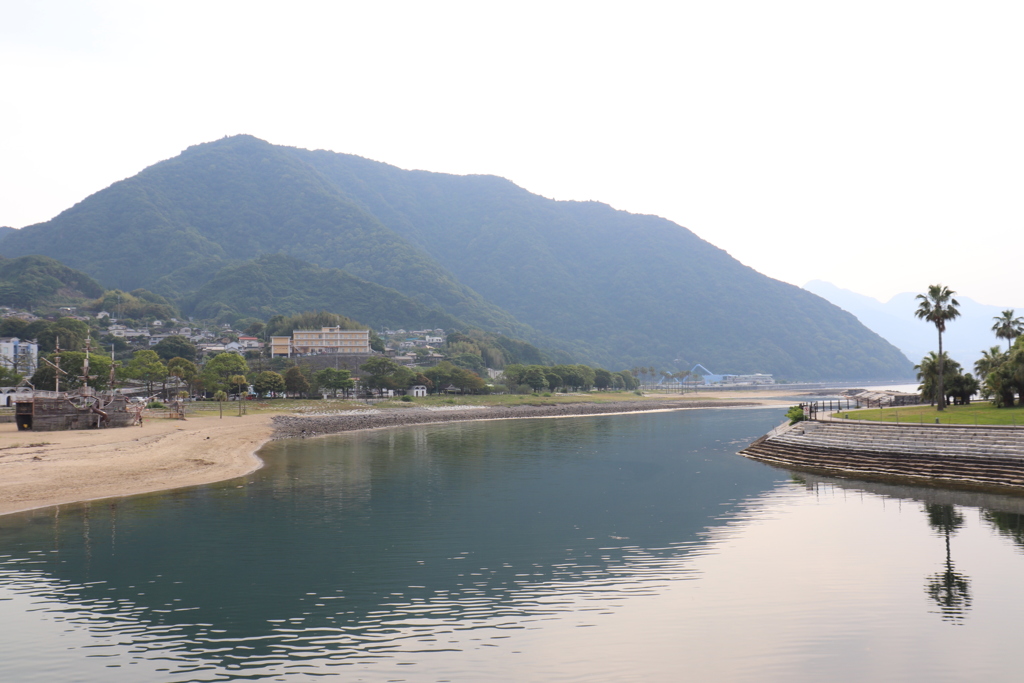 海と山のコラボ