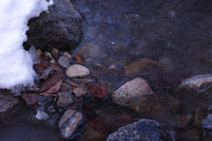 御岳山ロックガーデンの氷の世界１