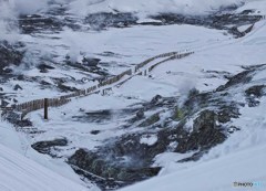 立山室堂平にて 5