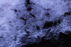 御岳山ロックガーデンの氷の世界３