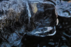 御岳山ロックガーデンの氷の世界8