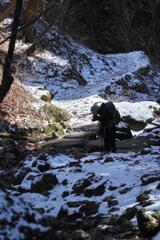 御岳山ロックガーデンの氷の世界20