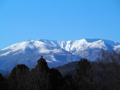 蔵王連峰from白石城