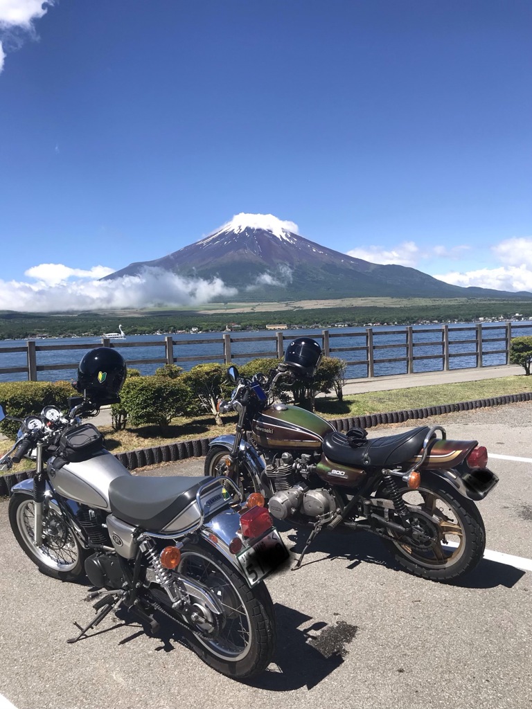 初❣️山中湖までツーリング